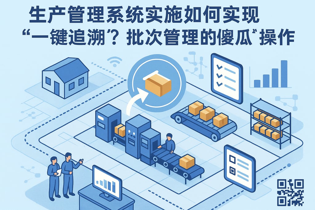 生产管理系统实施如何实现 “一键追溯”？批次管理的傻瓜式操作